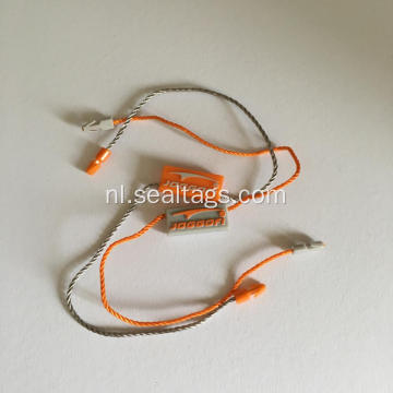 Plastic verkooplabels met touwtjes